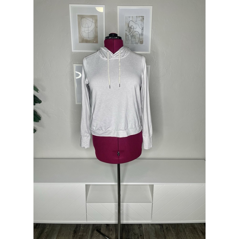 Vuori Halo Essential Hoodie Pullover Women's M Gray Lightweight